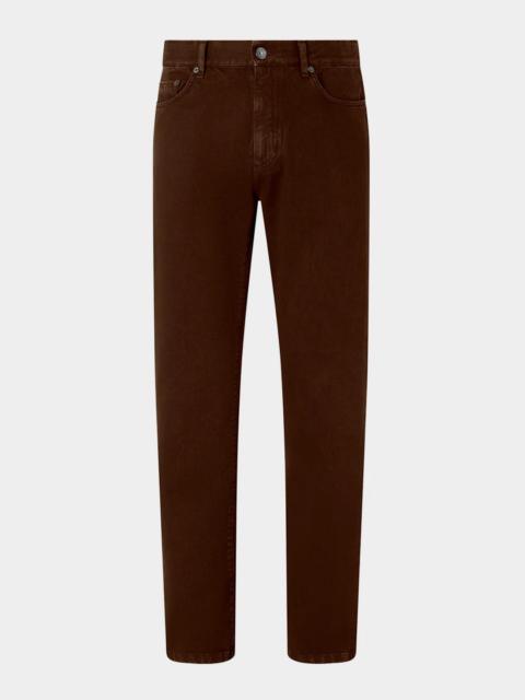 ZEGNA Men's City Straight Fit Five-Pocket Pants