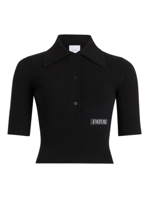 PATOU logo-patch polo top