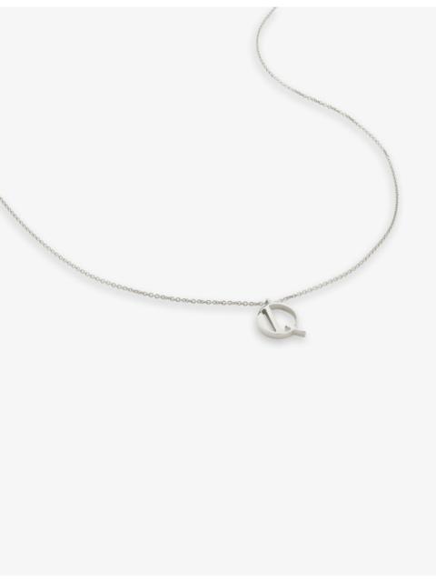 MONICA VINADER Q letter-charm sterling-silver pendant necklace