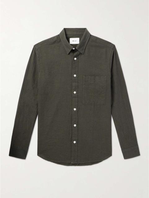 Cohen 5972 Button-Down Collar Cotton-Twill Shirt