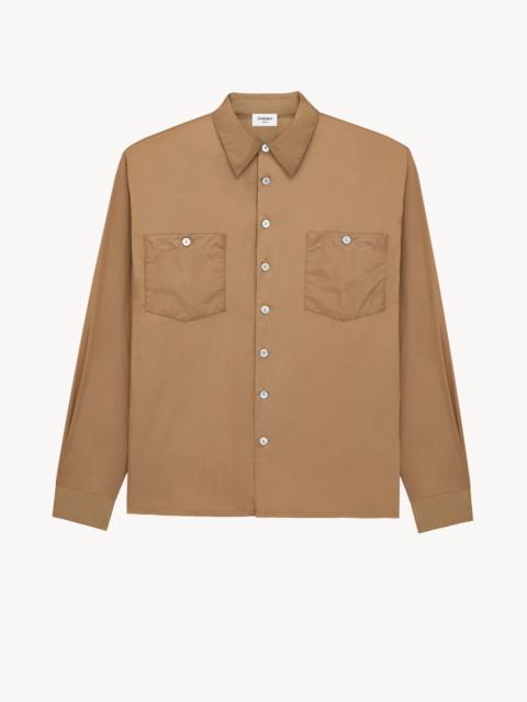 SAINT LAURENT SHIRT IN NYLON TAFFETA