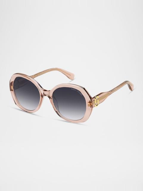 Marc Jacobs Acetate Oval Sunglasses