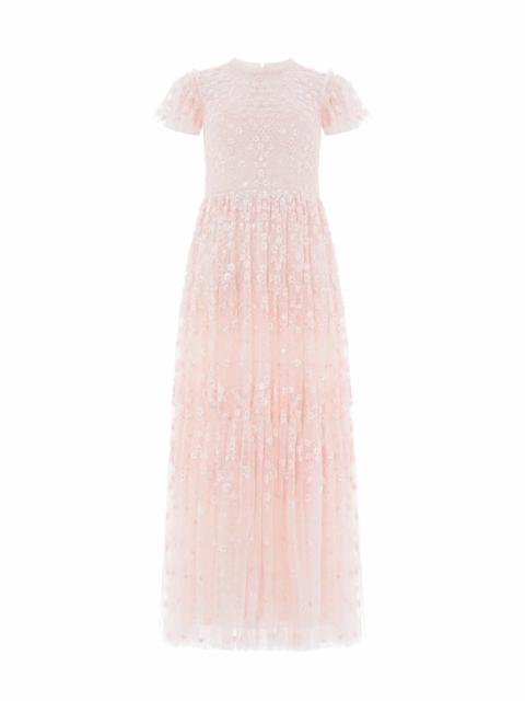 Needle & Thread Clover Short Sleeve Ankle Gown