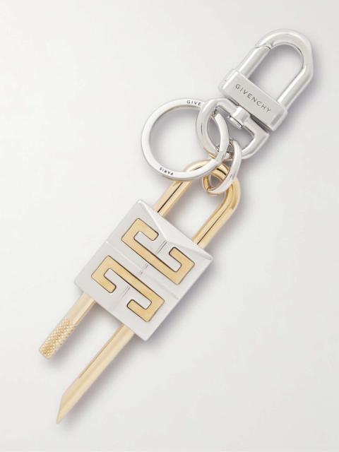 Gold and Silver-Tone Keyring