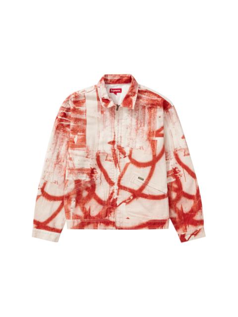 Supreme Supreme Christopher Wool Denim Work Jacket Red