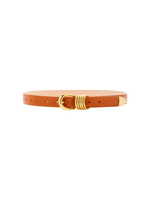 DÉHANCHE Hollyhock Leather Belt brown