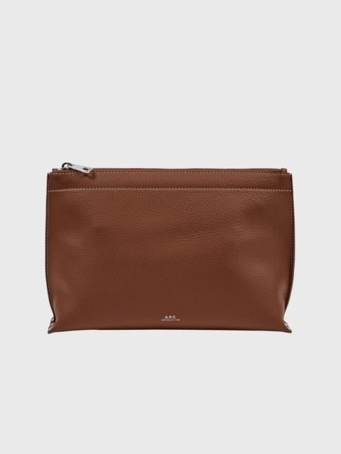 A.P.C. POCHETTE NEIGE CLOU