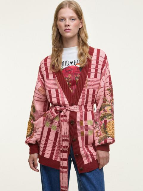 FARM RIO Luisa Embroidered Cardigan