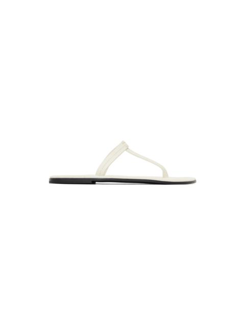 Totême Off-White 'The T-Strap' Sandals