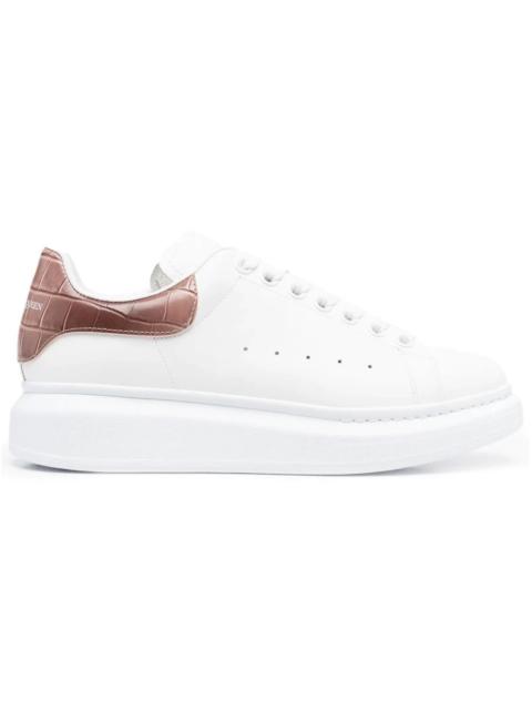 Alexander McQueen Alexander McQueen Oversized White Burnt Pink Croc (Women's)