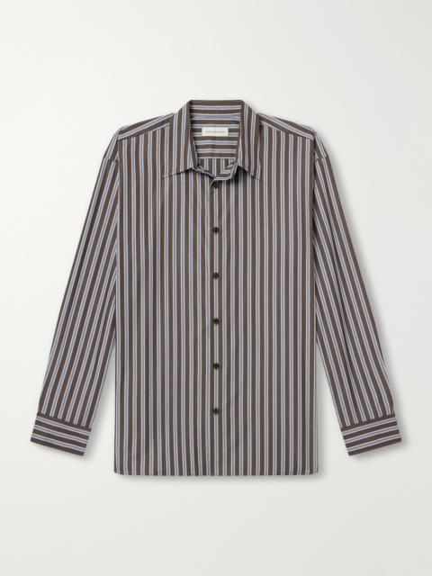 Dries Van Noten Croom Striped Cotton-Poplin Shirt