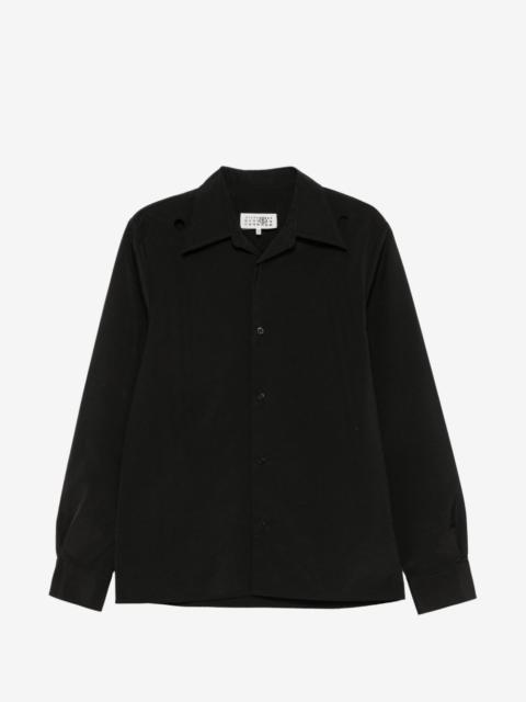 MM6 Maison Margiela cut-out detail long-sleeve shirt
