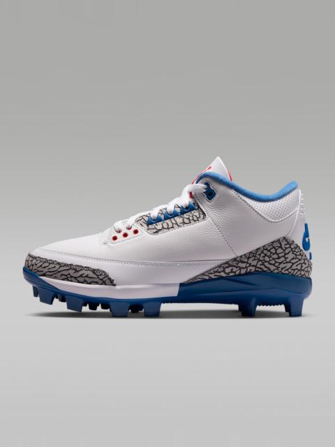Jordan Jordan 3 Retro MCS "True Blue" Men's Baseball Cleats