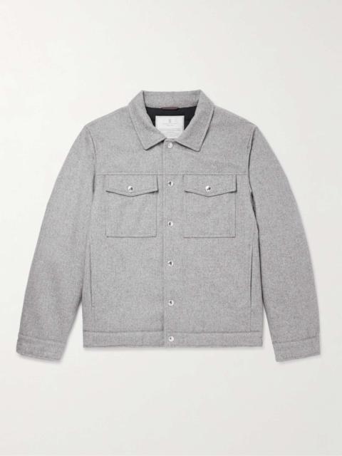 Padded Wool Shirt Jacket