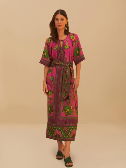 Pink Ana Tapestry Maxi Dress