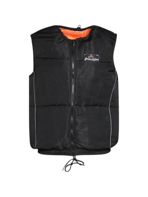 prototypes logo-patch padded gilet