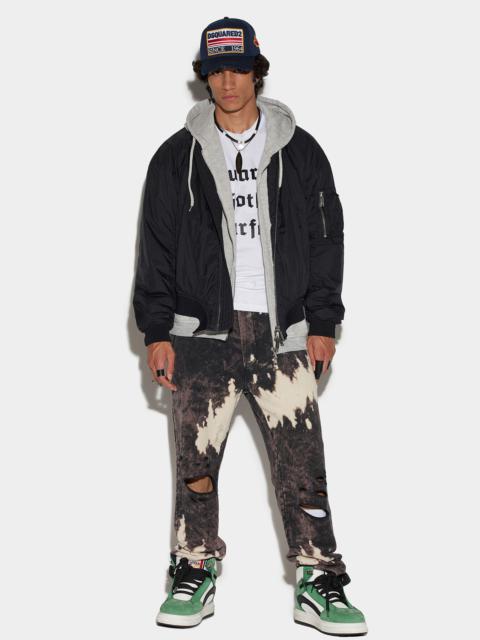 DSQUARED2 DSQUARED2 'D2 ON THE WAVE' BOMBER | baltini