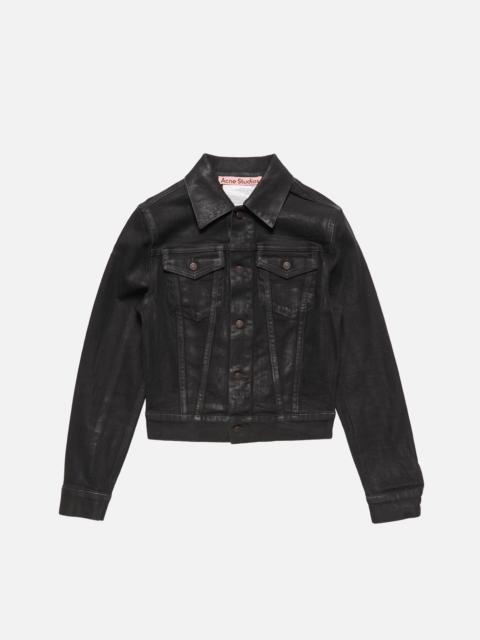 Acne Studios Fitted denim jacket - Black