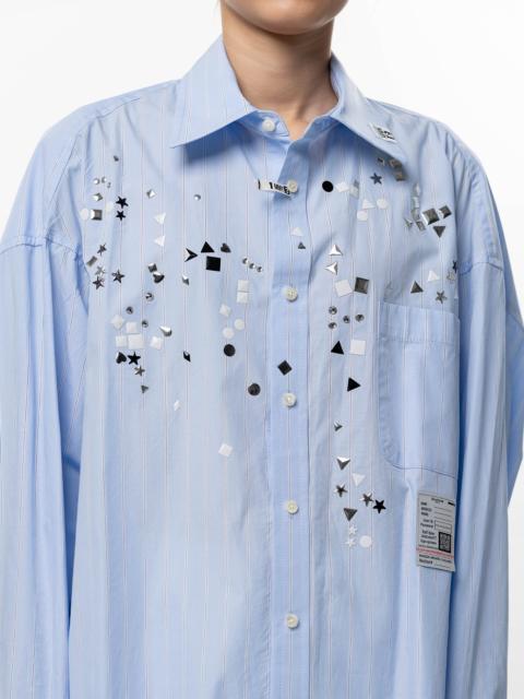Maison MIHARAYASUHIRO Embellished Stripe Shirt