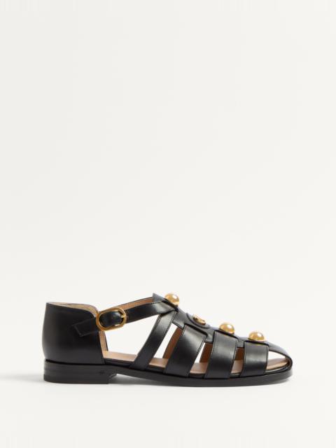 Valentino VLOGO SIGNATURE CALFSKIN FISHERMAN SANDAL 20MM