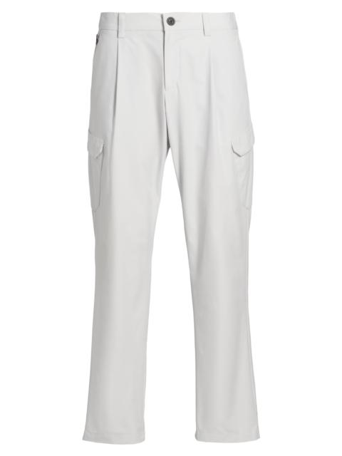 Herno Men's Pleated Cargo Pants - Off White