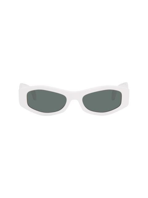 White Signature Sunglasses