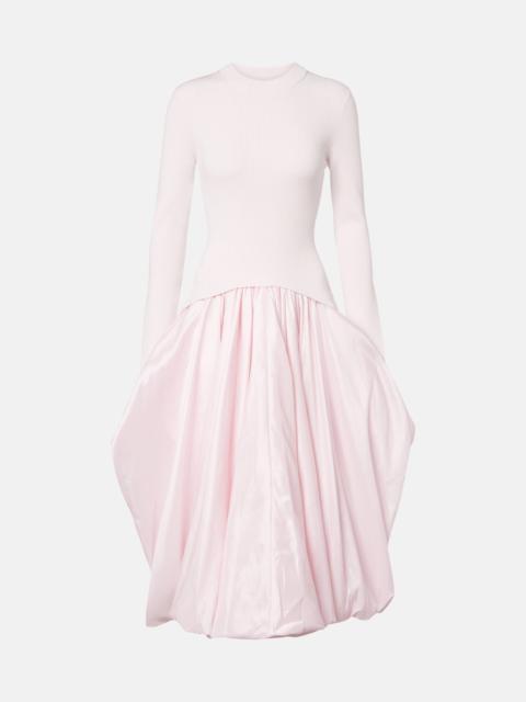 SIMKHAI Kenlie ribbed-knit midi dress