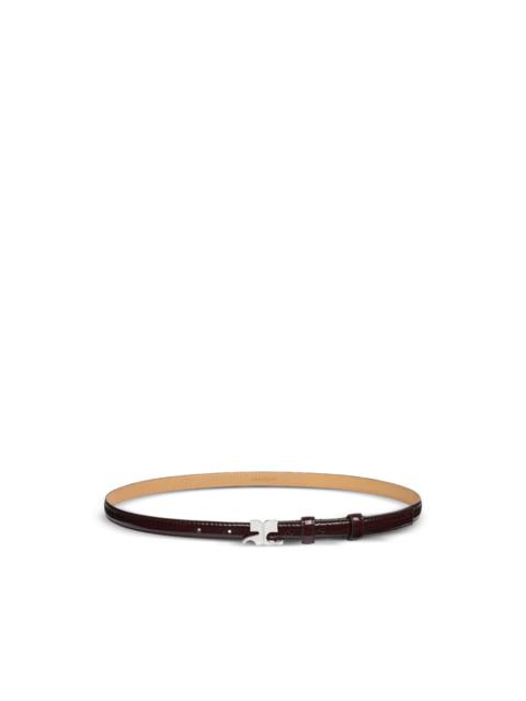 courrèges AC-buckle leather belt