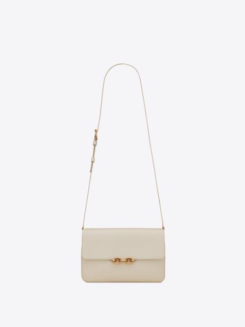 SAINT LAURENT le maillon satchel in smooth leather
