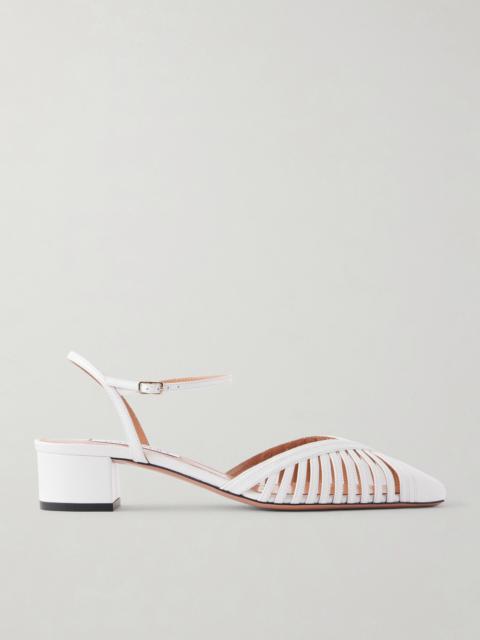 AQUAZZURA Yara 35 Leather Pumps