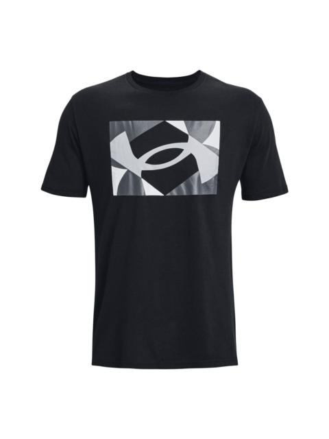 Under Armour Under Armour Multicolor Logo T-shirt 'Black Grey' 1370528-002
