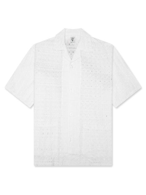 South2 West8 CABANA SHIRT - WHITE