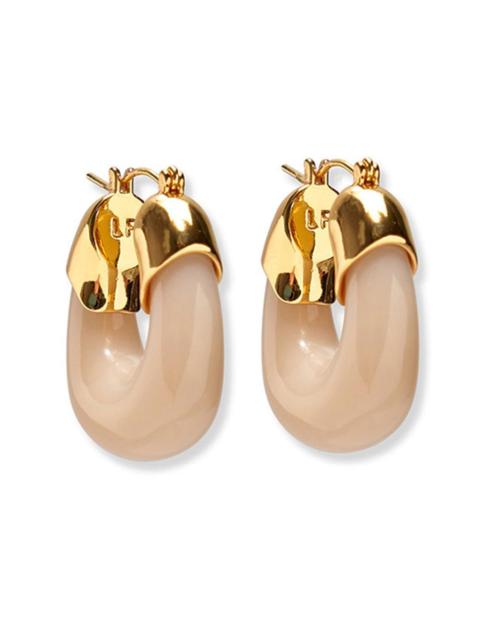 LIZZIE FORTUNATO Dove Organic Hoops