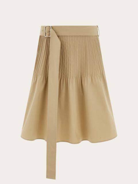 FERRAGAMO Skirt with micro detail