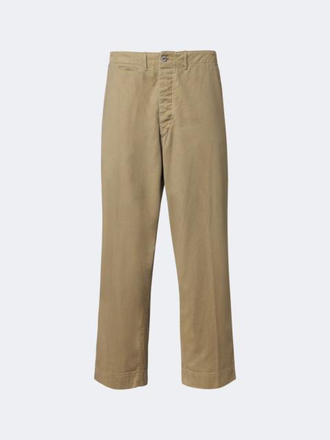 A.PRESSE Vintage cotton chinos