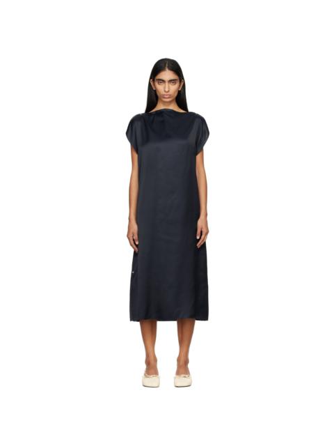 トップス Baserange clavo dress XS BASERANGE Navy Clavo Midi Dress | REVERSIBLE