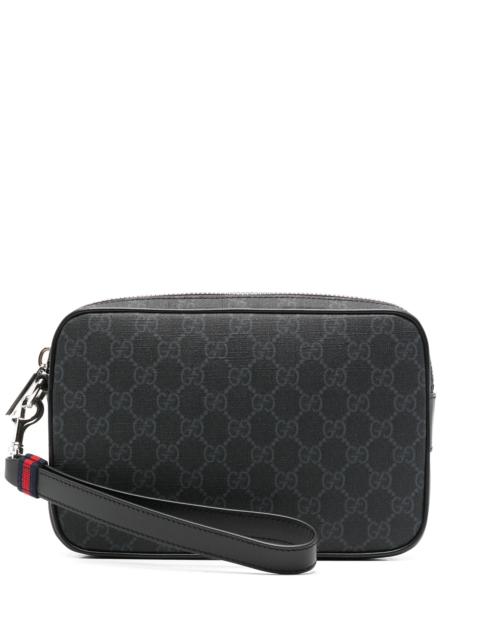 GUCCI Gucci GG Supreme Canvas Clutch Bag