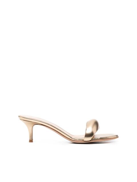 Gianvito Rossi Bijoux 55mm leather sandals