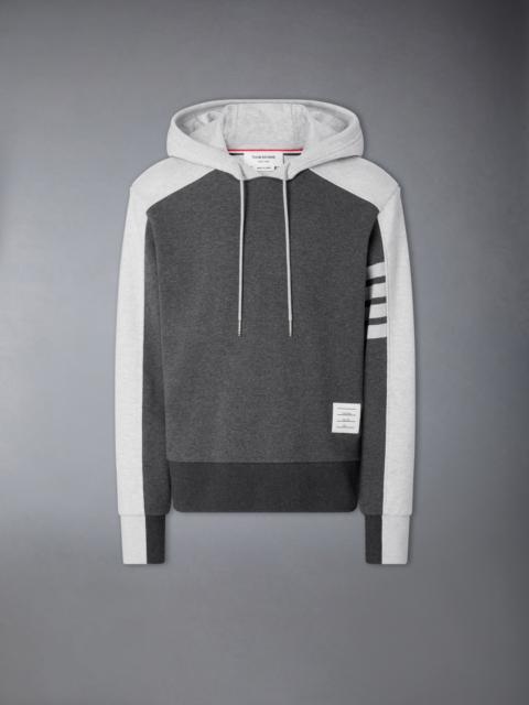 Thom Browne LOOPBACK 4-BAR COLORBLOCK HOODIE