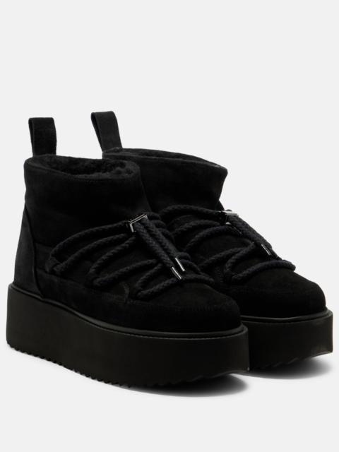 INUIKII Classic Low suede platform snow boots