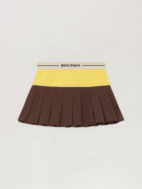 Palm Angels Classic Logo Pleated Skirt