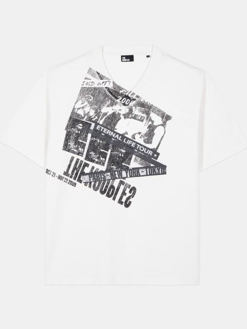 The Kooples ECRU ETERNAL LIFE TOUR SERIGRAPHY T-SHIRT