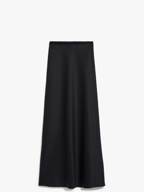 Max Mara CLAVIER Long skirt in cotton scuba fabric