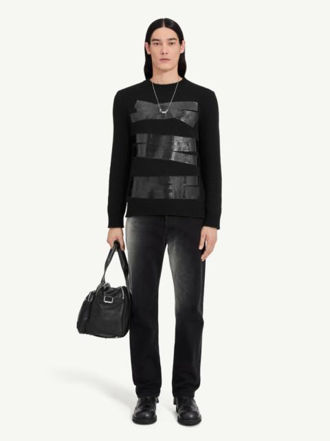 MM6 Maison Margiela Taped label wool jumper