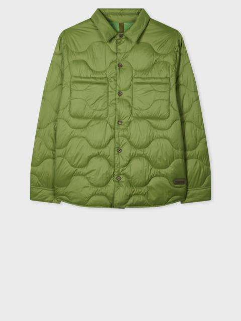 Paul Smith Khaki Packable Quilted Nylon Shirt Jacket
