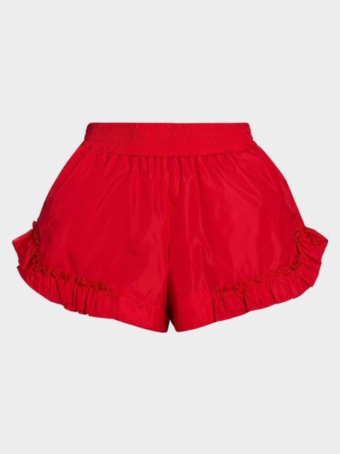 Simone Rocha Frill Pull-On Track Shorts
