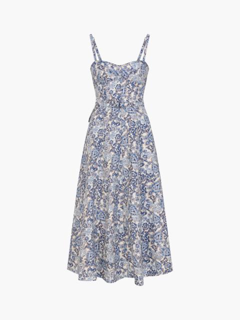 Hill House Home The Fiona Dress - Chedworth Paisley Blue