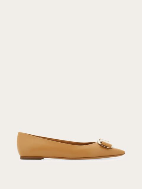 FERRAGAMO New Vara plate ballet flat