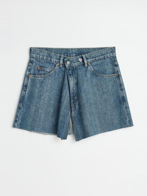 Cover Skirt Mid Blue Denim