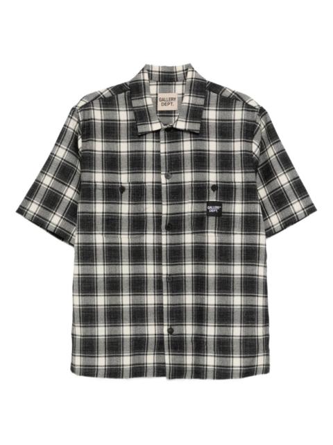 GALLERY DEPT. Playground short-sleeve plaid shirt